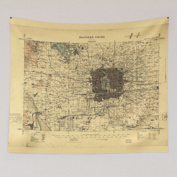 Item preview, Map of Beijing, China (1926) designed and sold by allhistory.