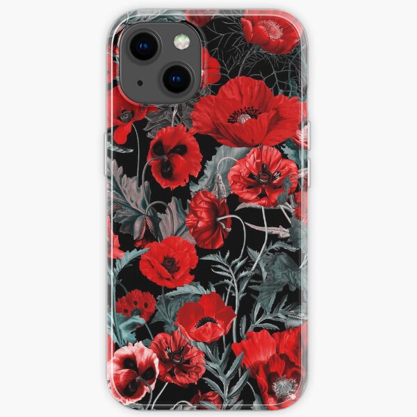 Poppy Garden iPhone Soft Case