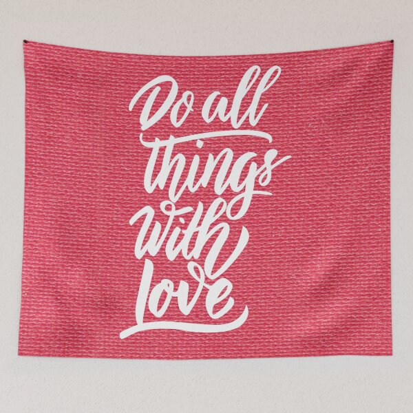 Item preview, Do All Things with Love designed and sold by ThePrintees.