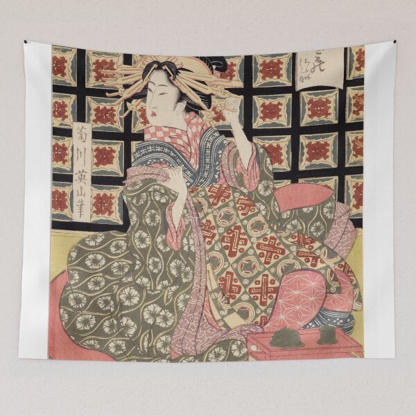 Item preview, Kikukawa Eizan - Courtesans of the Ogiya Brothel designed and sold by Hangastudio.