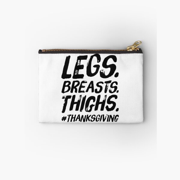 Item preview, Motivational Inspirational and Positive quote -  Legs breasts thighs thanksgiving typography text art by Word Fandom - wordfandom designed and sold by Kerry Pritchard.