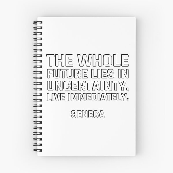 Item preview, Stoic quotes - The whole future lies in uncertainty - live immediately - Seneca   designed and sold by Inspirationmotivation.