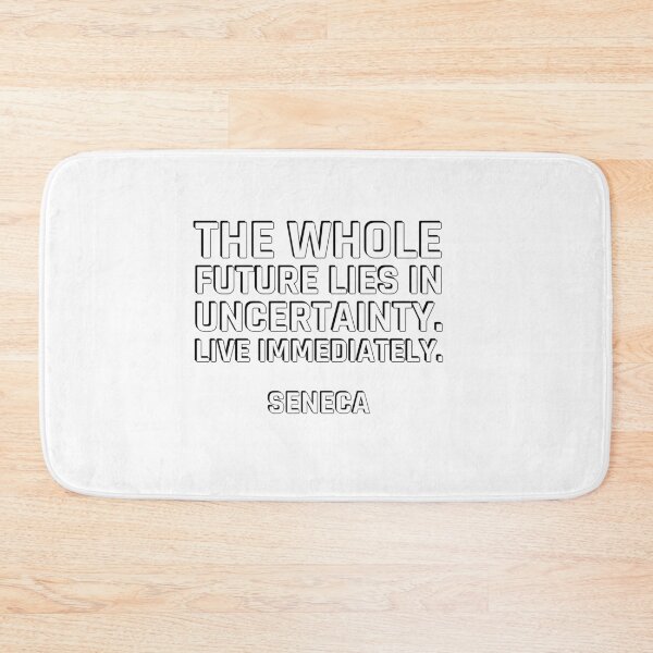 Item preview, Stoic quotes - The whole future lies in uncertainty - live immediately - Seneca   designed and sold by Inspirationmotivation.