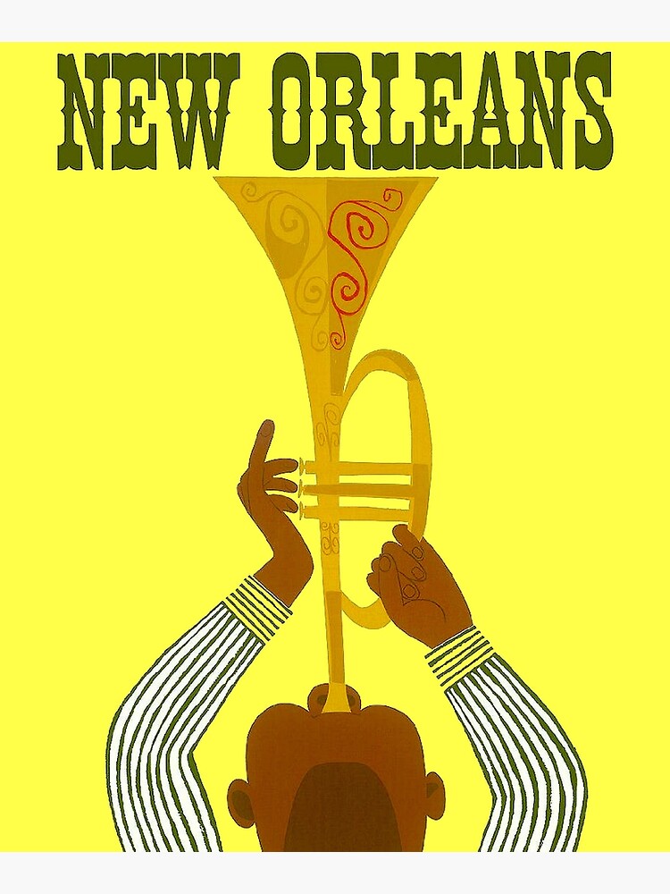 NEW ORLEANS ; Vintage Mardi Gras Print by posterbobs