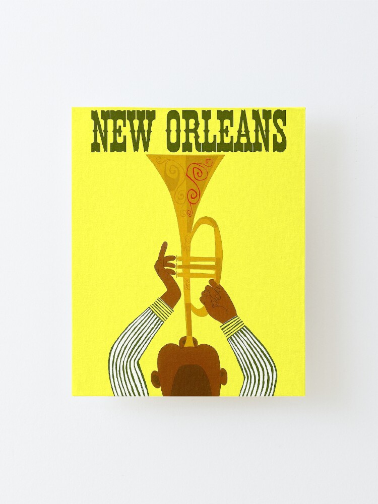 Alternate view of NEW ORLEANS ; Vintage Mardi Gras Print Mounted Print