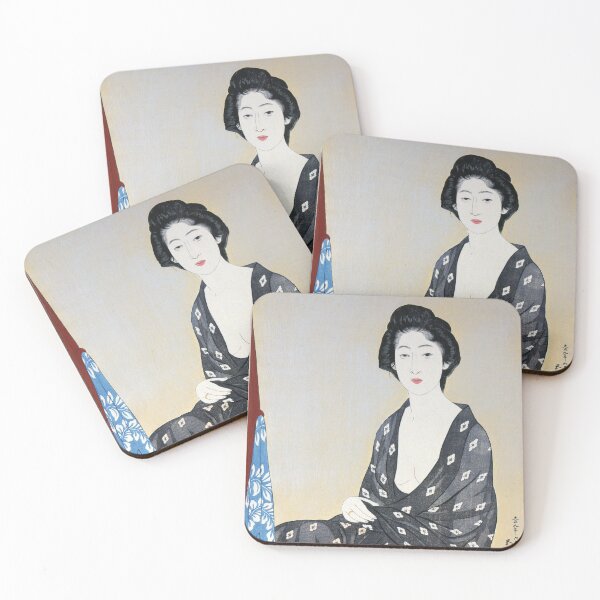 Item preview, Natsugoromo No Onna  - Woman In A Summer Kimono designed and sold by Hangastudio.