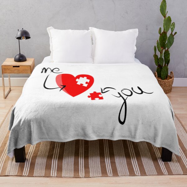 Item preview, Valentine's Day Me & You Puzzle piece couples gift idea designed and sold by BRtisticDesigns.
