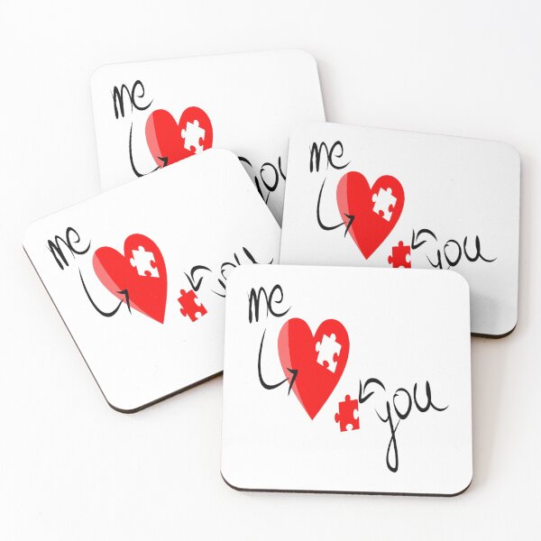 Item preview, Valentine's Day Me & You Puzzle piece couples gift idea designed and sold by BRtisticDesigns.