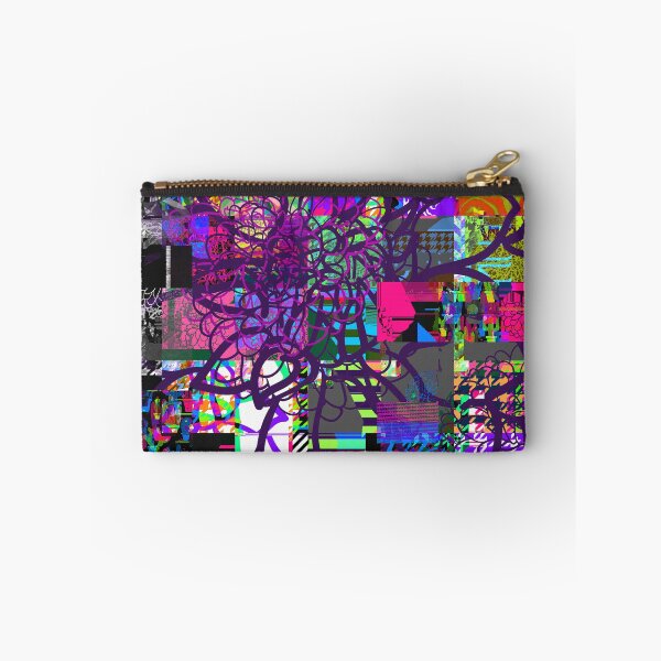 Item preview, Purple Glitchy Glam Houndstooth  designed and sold by thebrightspotco.