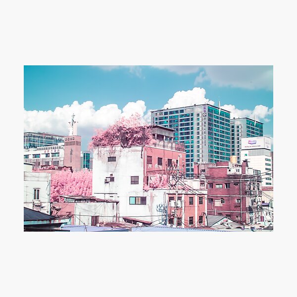 Seoul Anime World Photographic Print