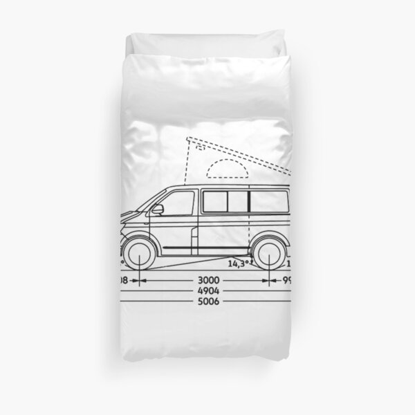 Camping-Bus Maße T5 Bettbezug
