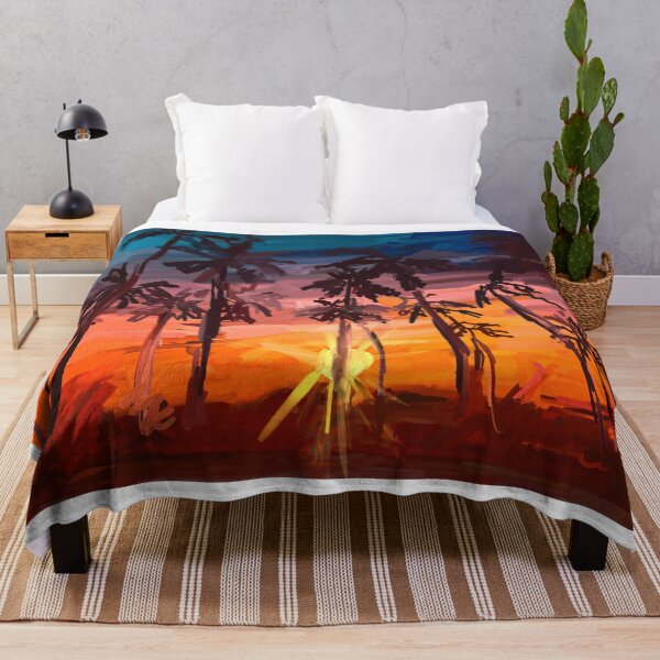 Item preview, sunset abstract painting | sunset painting | sunset painting t-shirt | abstract nature painting designed and sold by KARTICK DUTTA.