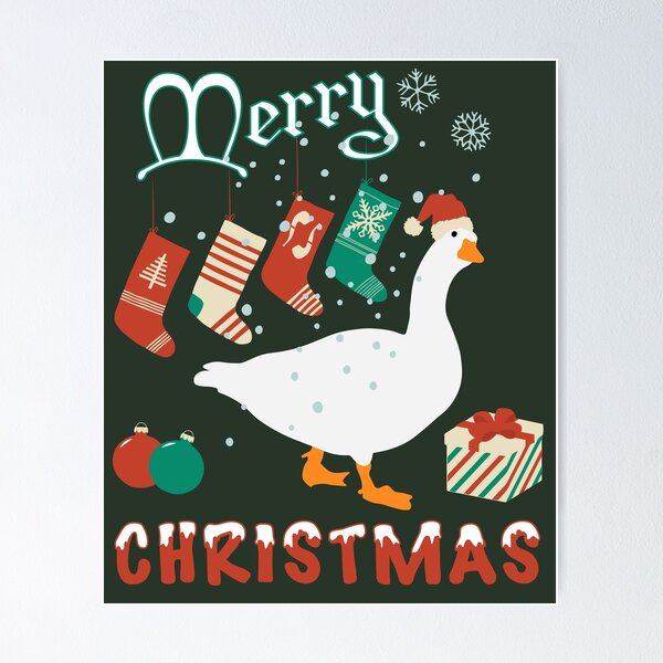 Item preview, Untitled Goose Merry Christmas | Shirt | Card designed and sold by countercolour.