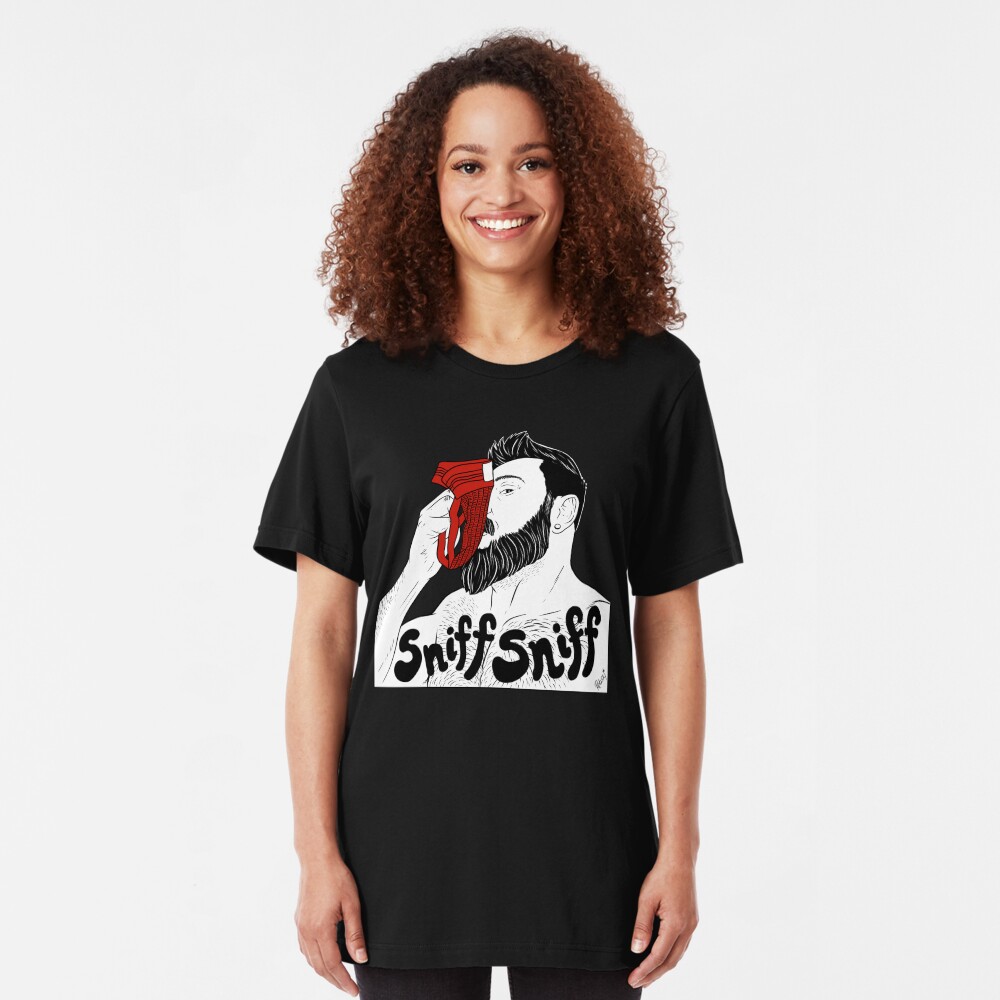 BearTiger11 - Black & White Slim Fit T-Shirt