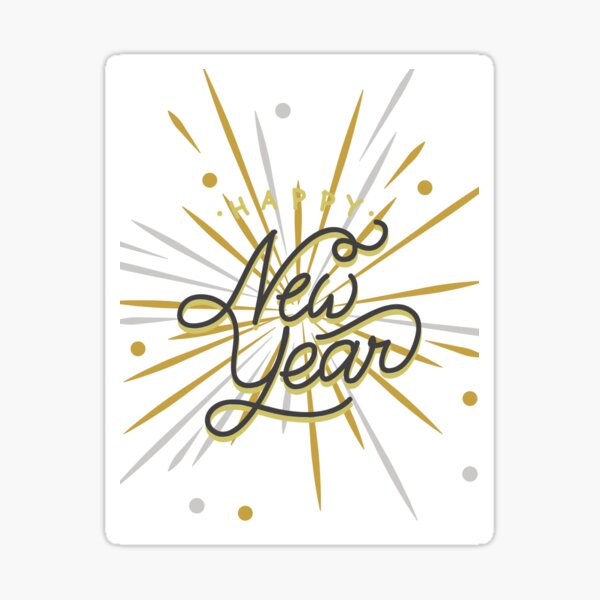 Item preview, Happy New Year designed and sold by soniaBD.