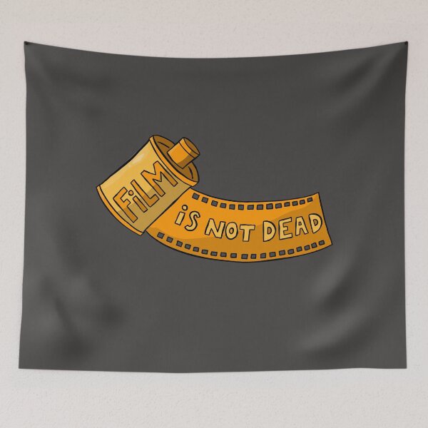 Item preview, Film is not dead - 35mm film roll - Yellow designed and sold by MOREDANKMEMES.