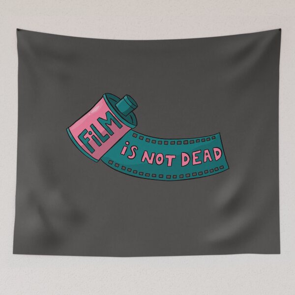 Item preview, Film is not dead - 35mm film roll - Teal & Pink designed and sold by MOREDANKMEMES.