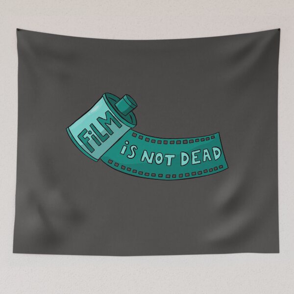 Item preview, Film is not dead - 35mm film roll - Teal designed and sold by MOREDANKMEMES.