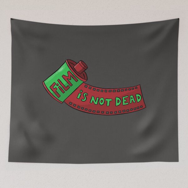Item preview, Film is not dead - 35mm film roll - Red & Green designed and sold by MOREDANKMEMES.
