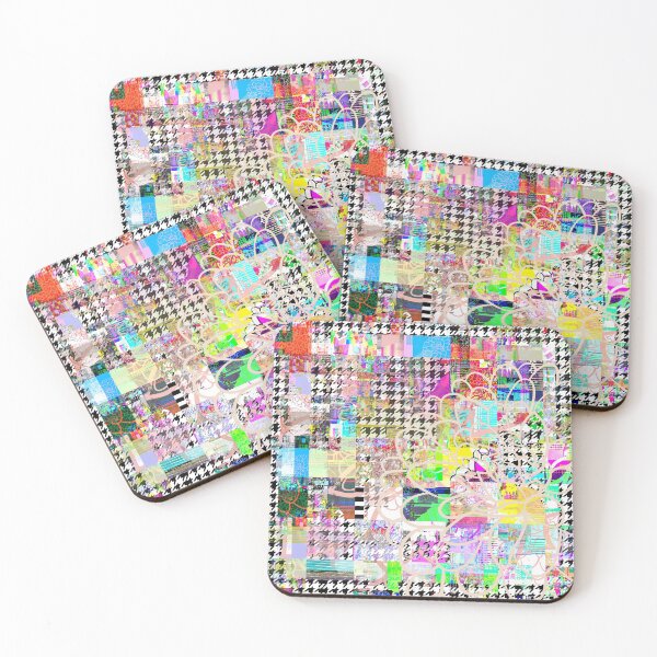 Item preview, Glitzy Houndstooth Glitchy Glam designed and sold by thebrightspotco.