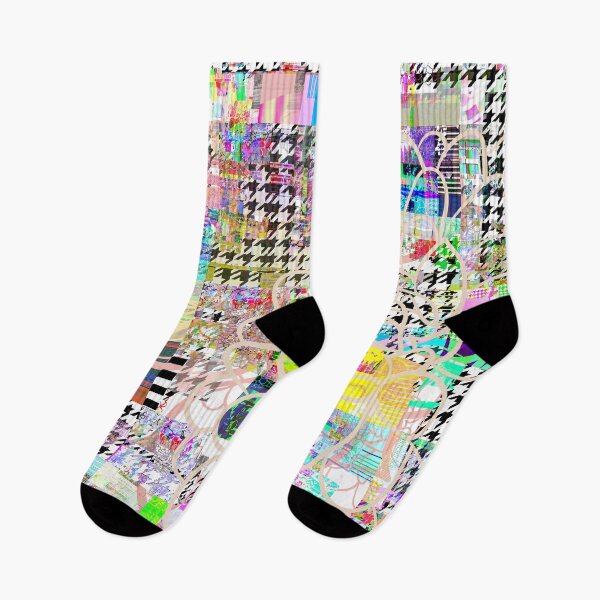 Item preview, Glitzy Houndstooth Glitchy Glam designed and sold by thebrightspotco.