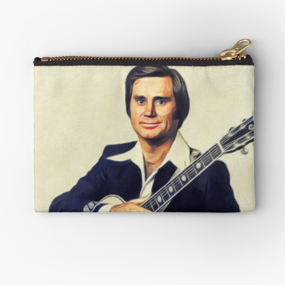 George Jones, Music Legend Zipper Pouch