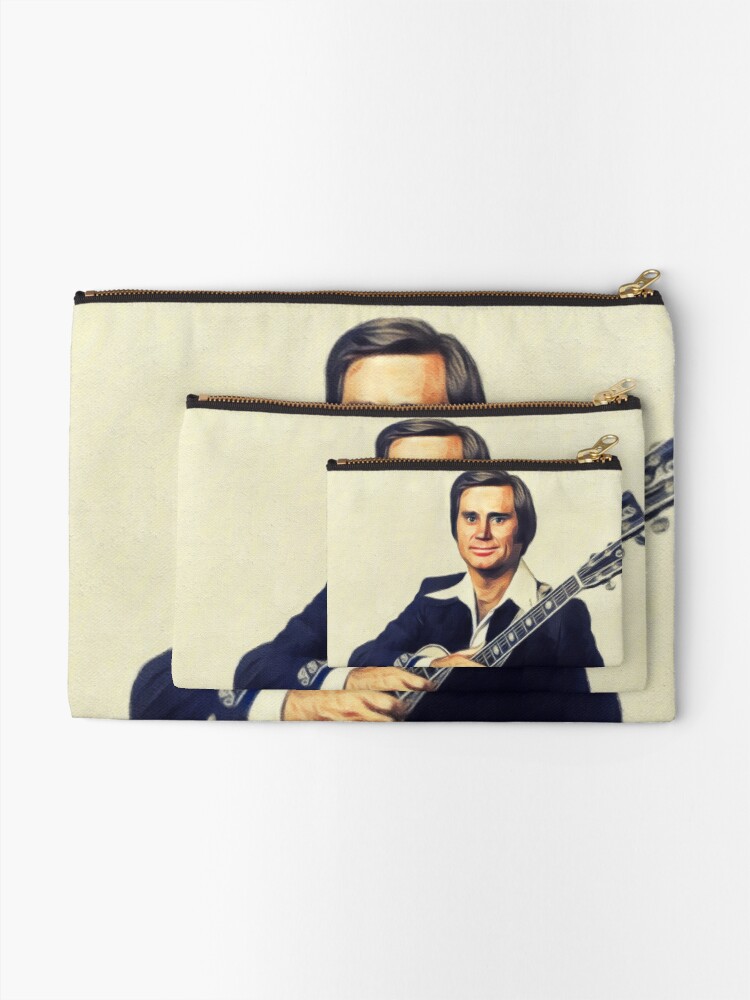 Alternate view of George Jones, Music Legend Zipper Pouch