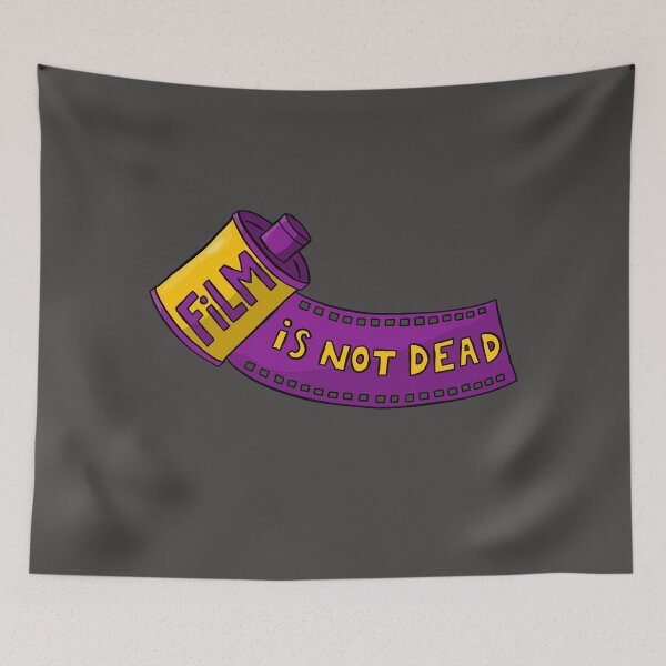 Item preview, Film is not dead - 35mm film roll - Purple & Yellow designed and sold by MOREDANKMEMES.