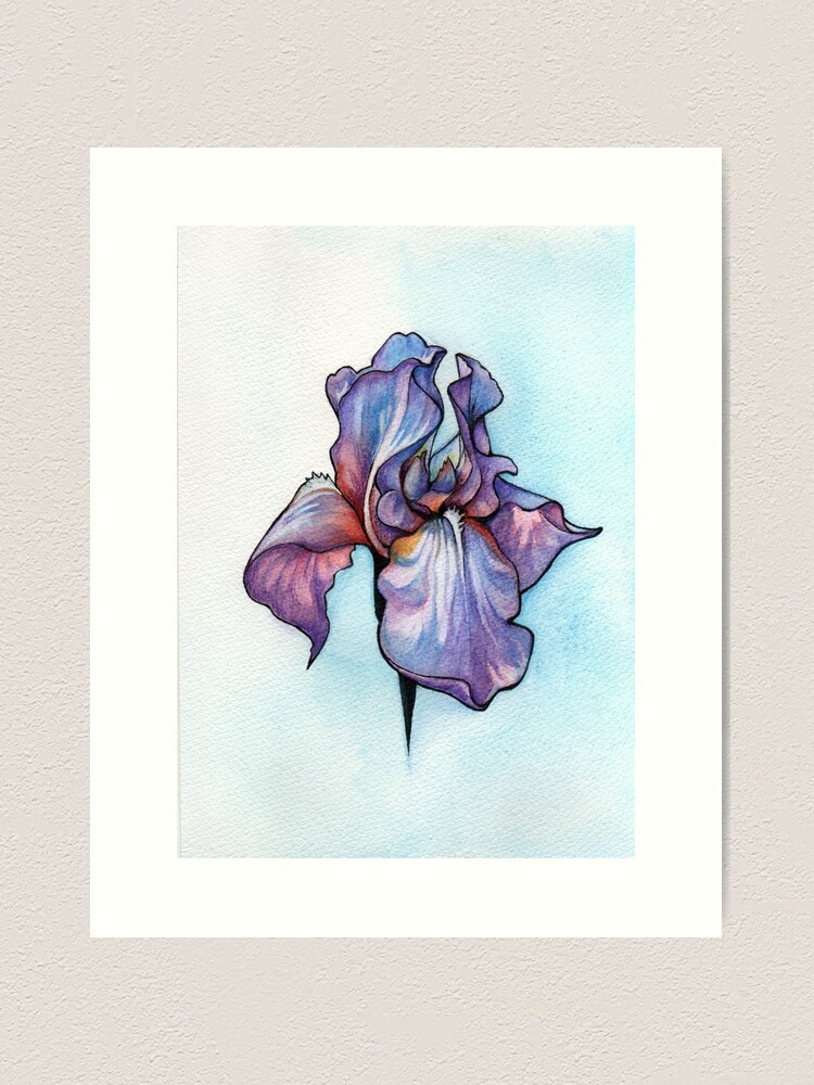 Alternate view of Iris Art Print