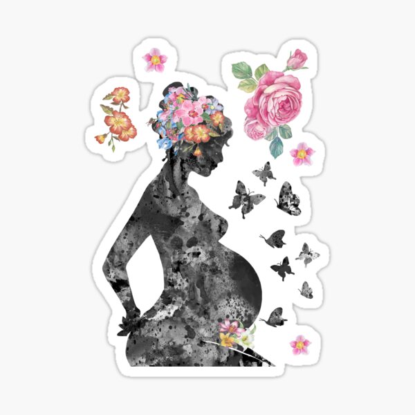 Pregnant Woman Stickers for Sale