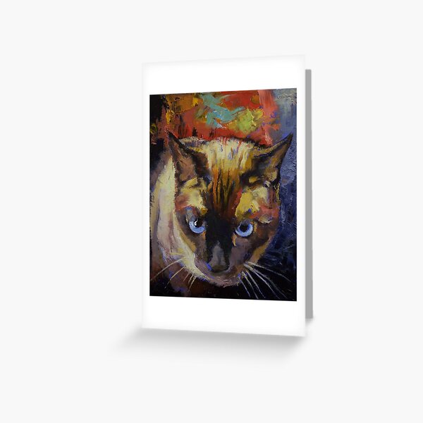 Seal Point Siamese Greeting Card