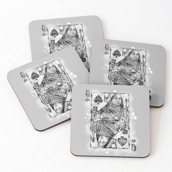 Item preview, Queen of Spades designed and sold by GeekyMcGeekface.