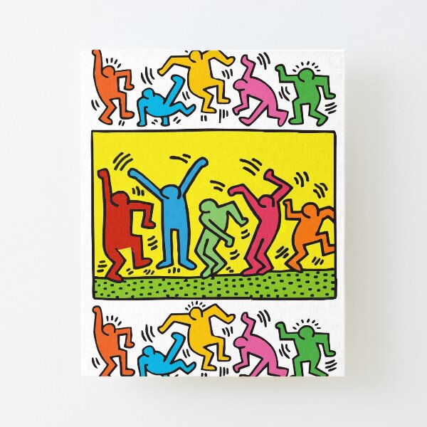 Walk but dance Canvas Mounted Print