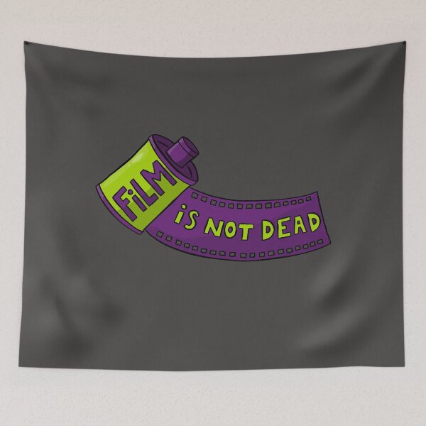 Item preview, Film is not dead - 35mm film roll - Purple & Green designed and sold by MOREDANKMEMES.