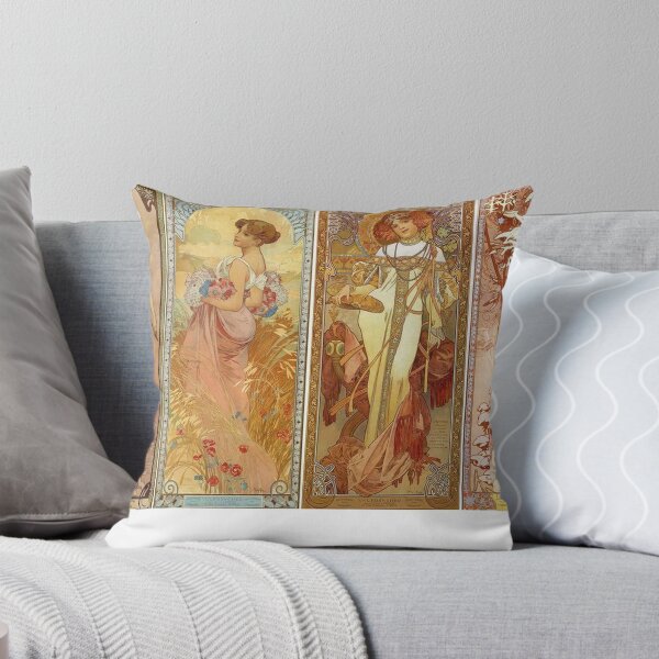 Item preview, Four seasons nouveau women vintage art - Alphonse Mucha designed and sold by Vintage Designs +.
