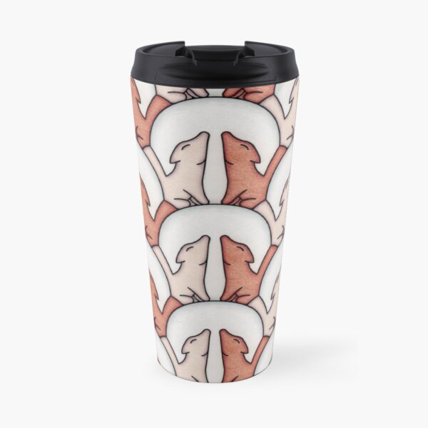 Coyote tessellation Travel Coffee Mug