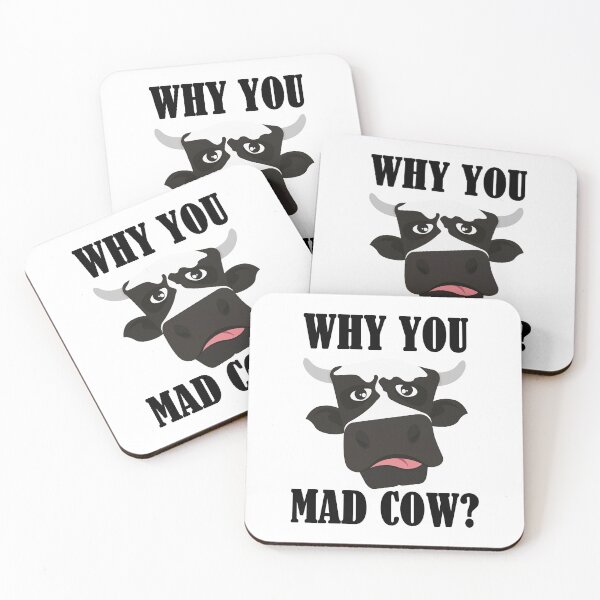 Item preview, why you mad cow design for cow lovers designed and sold by BRtisticDesigns.