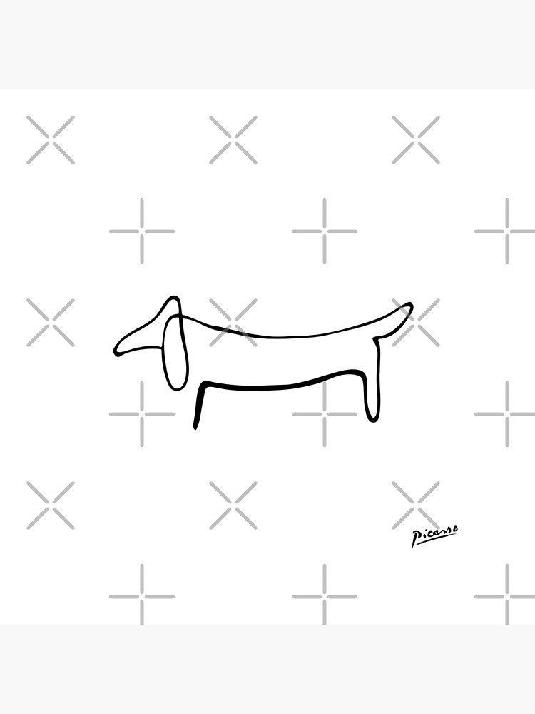 picasso weiner dog art