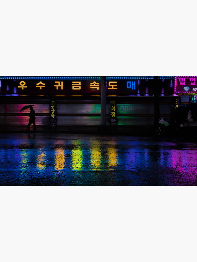 Seoul Rainy Reflections by noealz