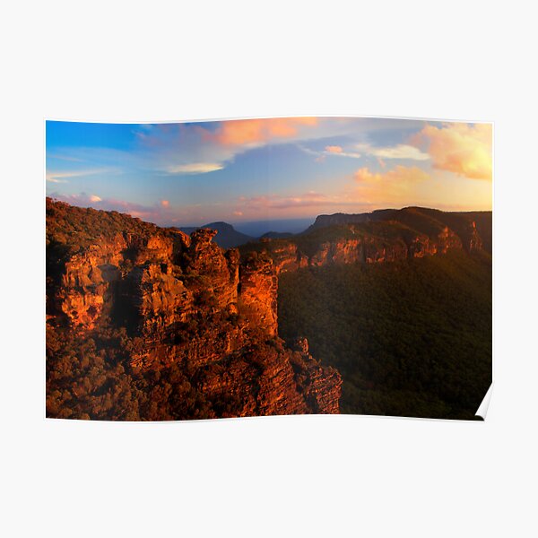 Boar's Head Rock, Katoomba, NSW. Poster