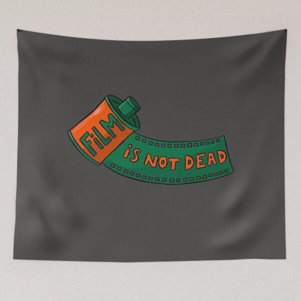 Item preview, Film is not dead - 35mm film roll - Green & Orange designed and sold by MOREDANKMEMES.
