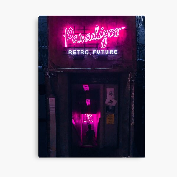 Paradisco Retro Future Canvas Print