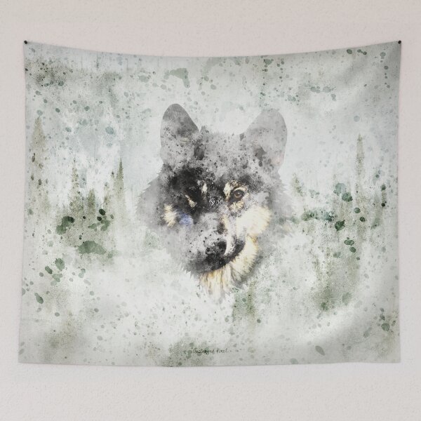 Item preview, Watercolor Wolf designed and sold by Destroyed-Pixel.