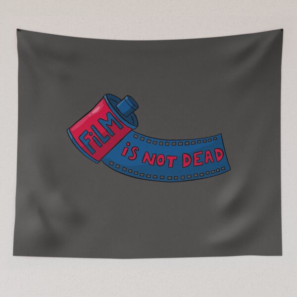 Item preview, Film is not dead - 35mm film roll - Blue & Red designed and sold by MOREDANKMEMES.