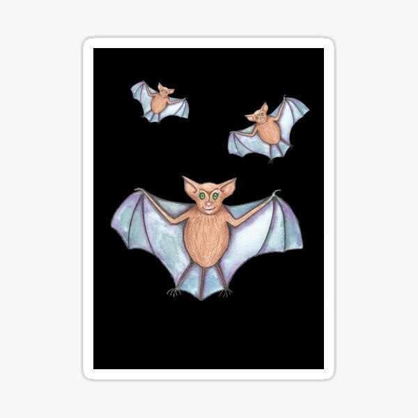 Happy Batty Sticker