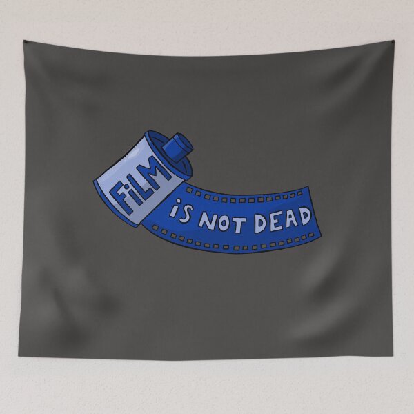 Item preview, Film is not dead - 35mm film roll - Blue designed and sold by MOREDANKMEMES.
