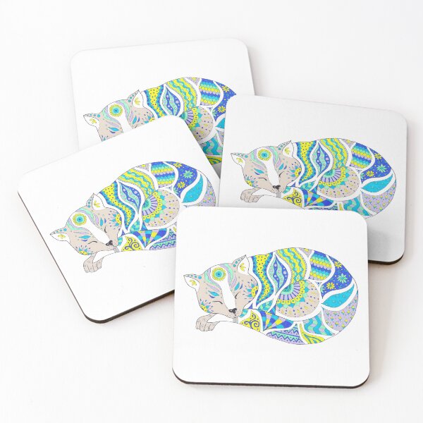 Item preview, Colorful Sleeping Cat Design designed and sold by Mystichare.