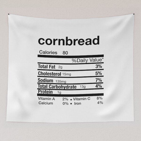 Item preview, Cornbread Nutrition Matching Family Thanksgiving Christmas designed and sold by Leslie Smith.
