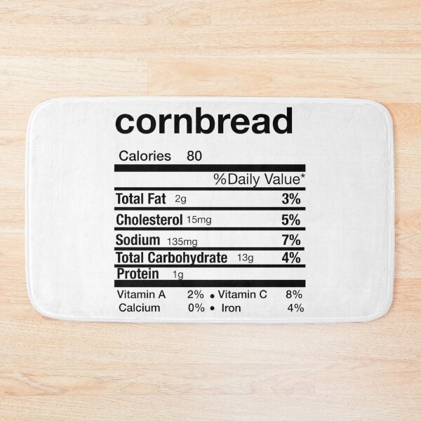 Item preview, Cornbread Nutrition Matching Family Thanksgiving Christmas designed and sold by Leslie Smith.