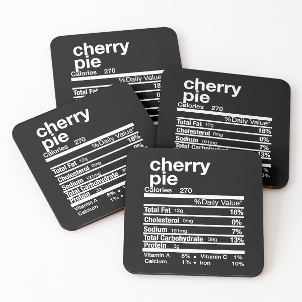 Item preview, Cherry Pie Nutrition Matching Family Thanksgiving Christmas designed and sold by Leslie Smith.
